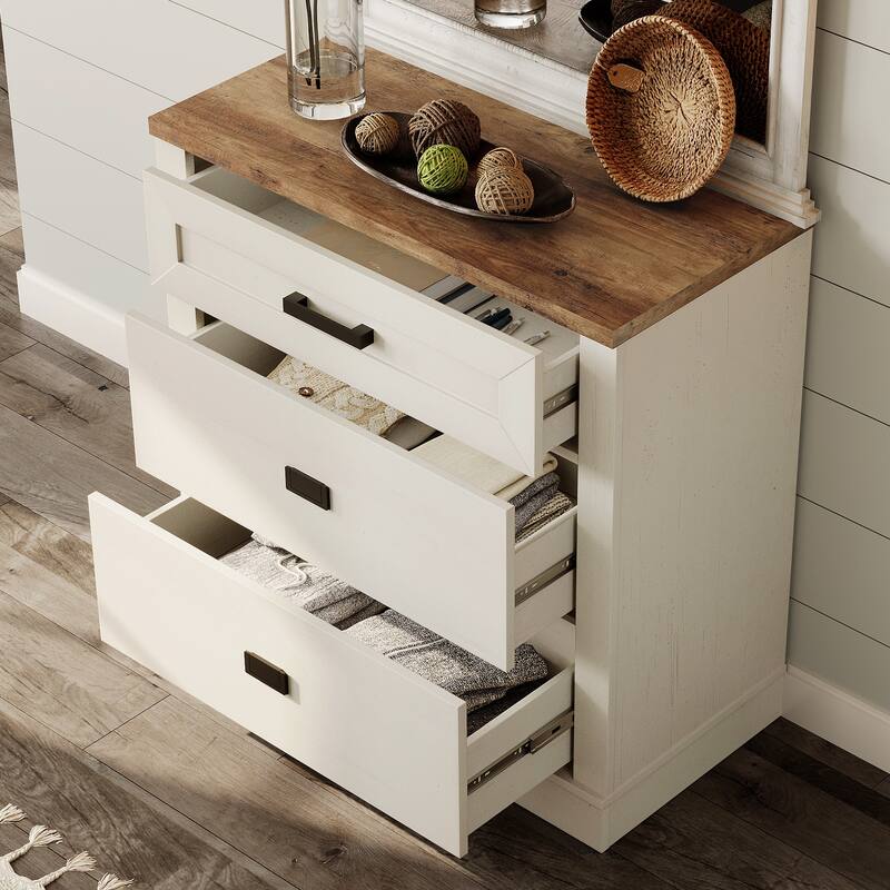 3 Tier Bookcase with Drawer,73.3" Tall Floor Standing Bookshelf