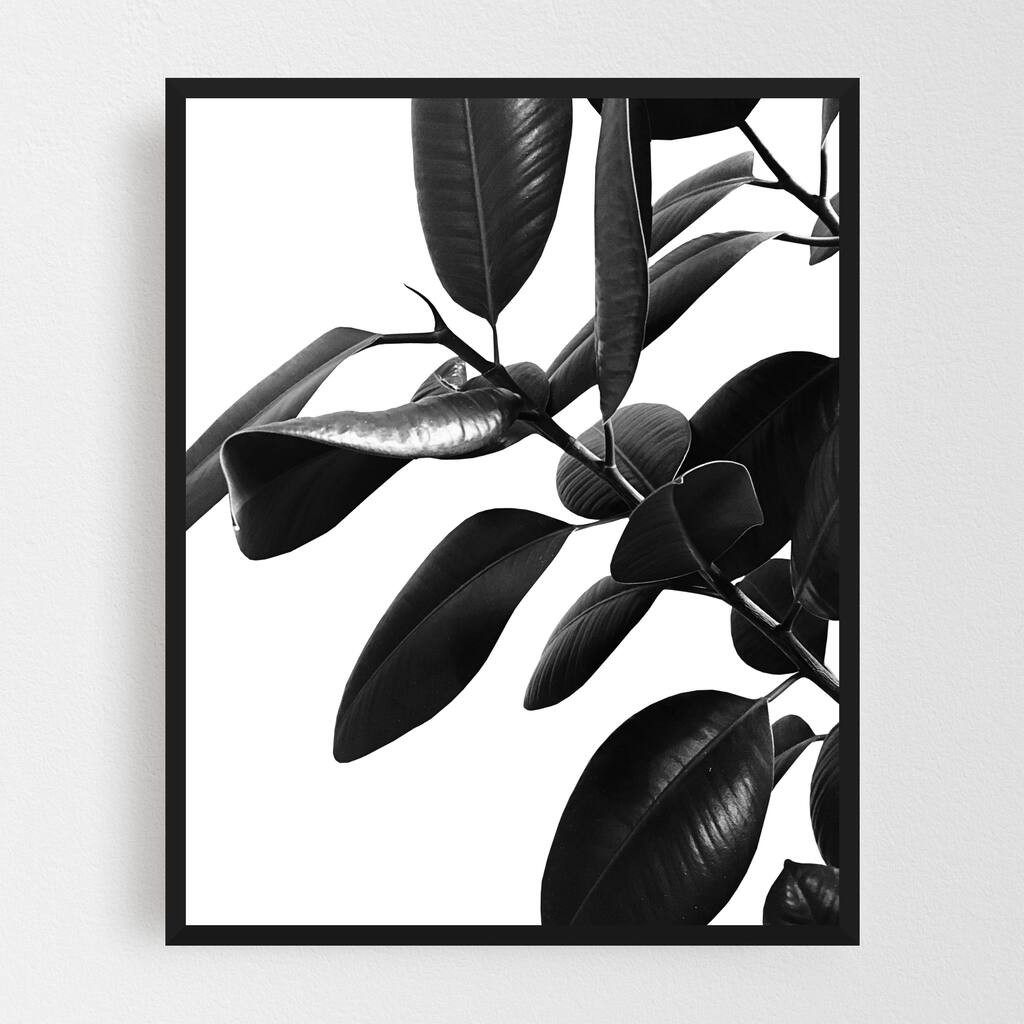 Black White Black And White Framed Wall Art Print