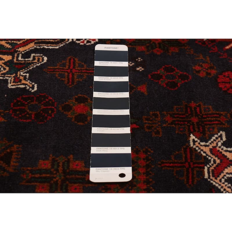 Teimani Navy Rug 3'11" x 6'8" - 3'11 x 6'8