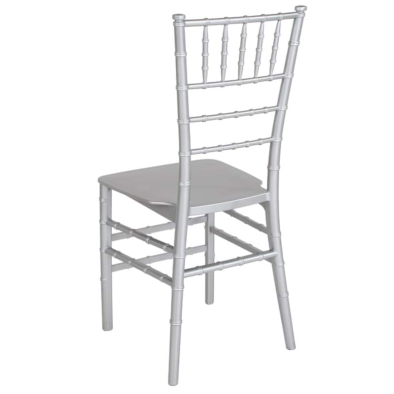 Resin Stackable Chiavari Chair - 15"W x 18.75"D x 35"H - 15"W x 18.75"D x 35"H