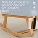 preview thumbnail 74 of 171, HOMYKA 28" Wide Rocking Chair for Nursery with Solid Wood Leg