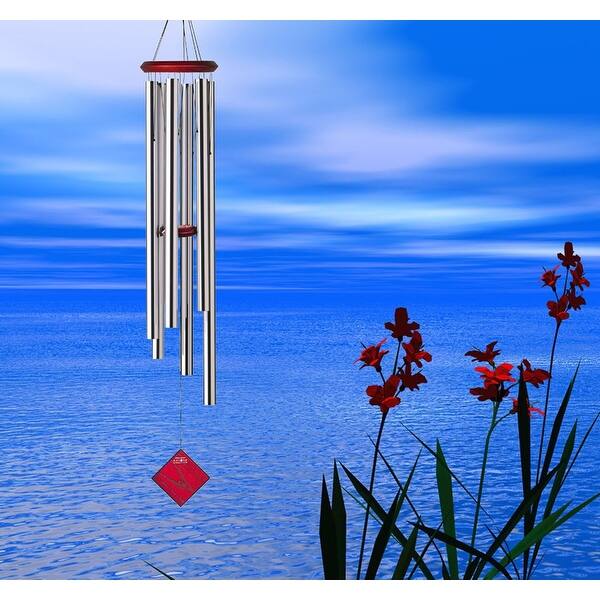 Woodstock Encore Collection Silver Chimes of Neptune Windchime Bed Bath & Beyond 11594467