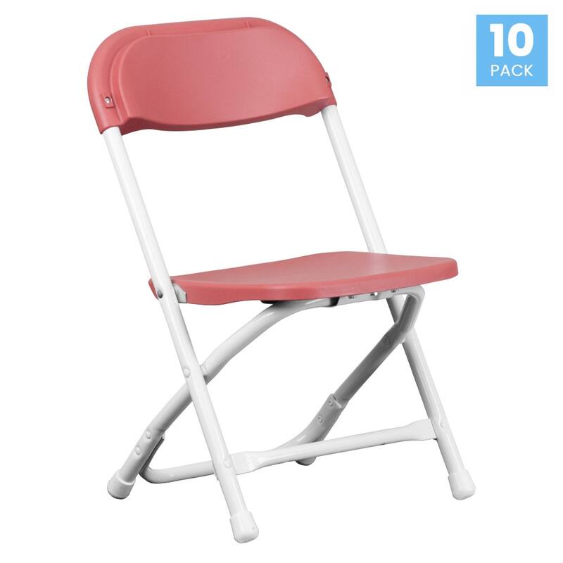 10 Pack Kids Plastic Folding Chair
