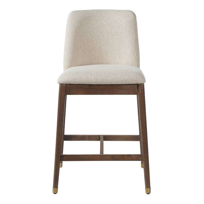 Christopher Knight Home - Clara Modern Wooden Upholstered Counter Stool