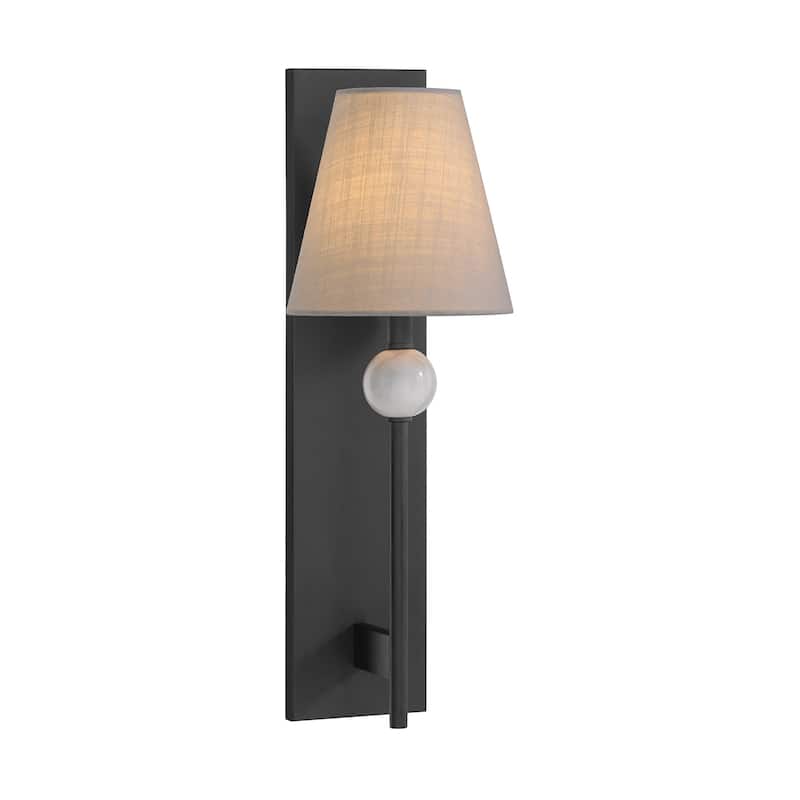 Savoy House 9-1968-1 Travis 22" Tall Wall Sconce - Matte Black