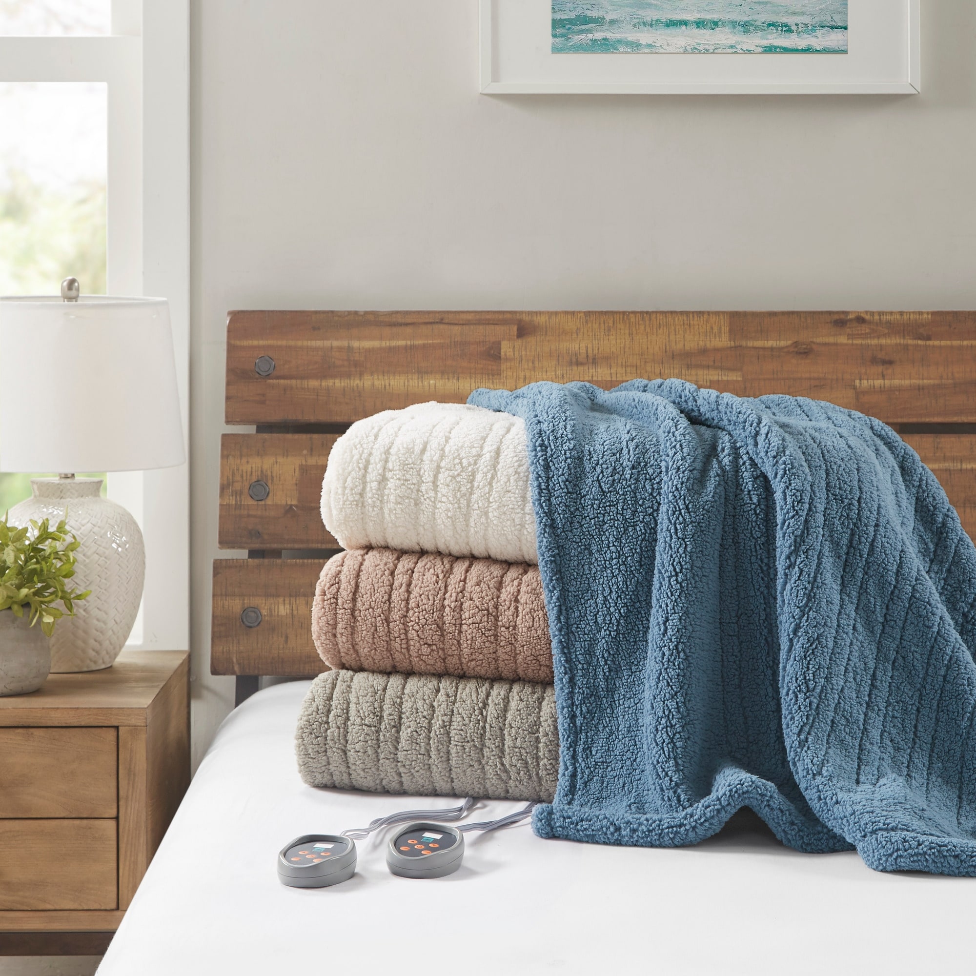 Battery operated heated blanket online bed bath and beyond