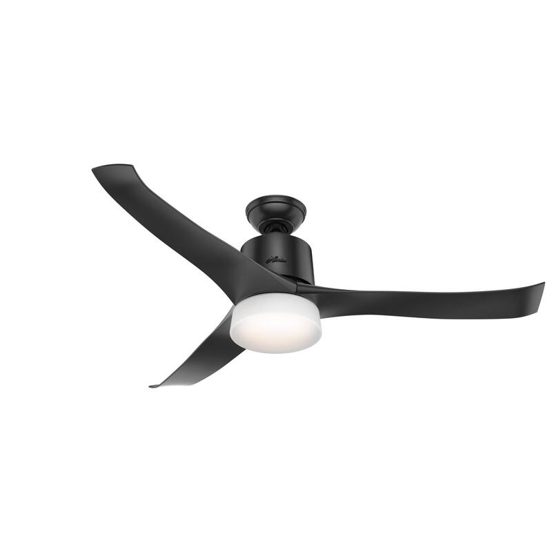 Hunter 54" WiFi Symphony Ceiling Fan with LED Light Kit and Handheld Remote, Smart Home Fan