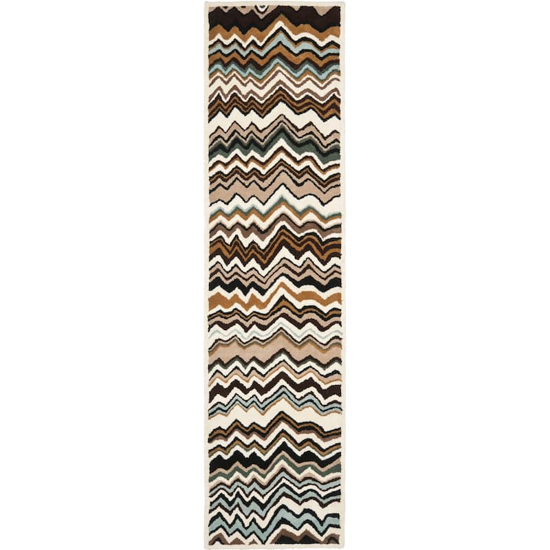 SAFAVIEH Handmade Wyndham Gulzhan Modern Wool Rug