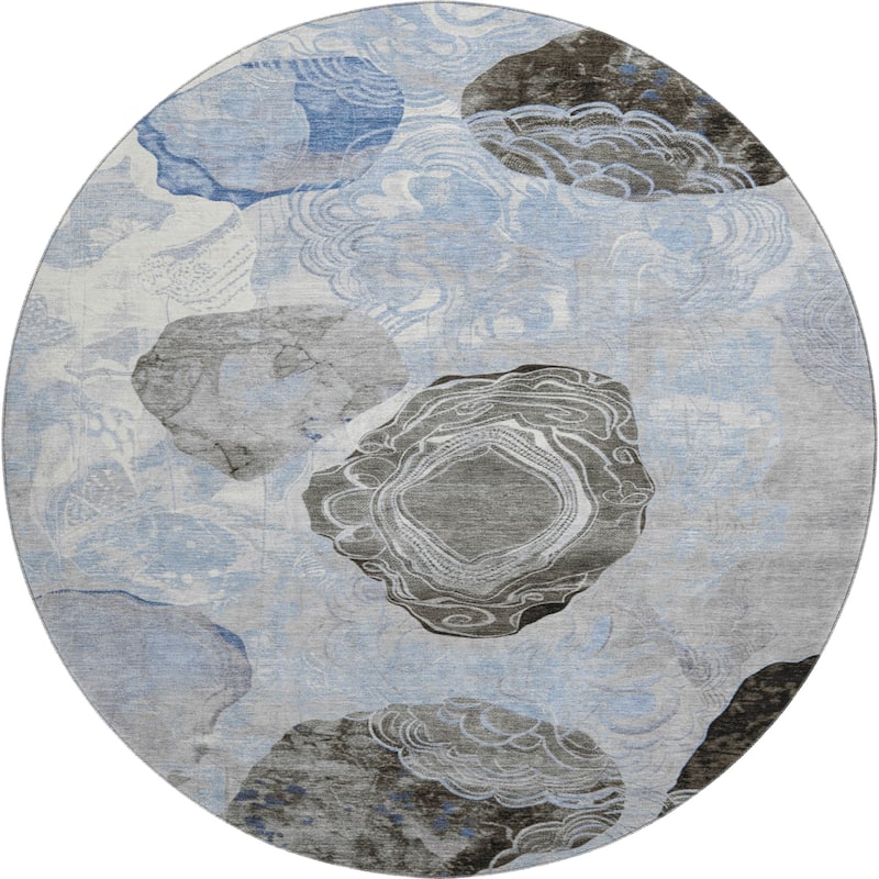 Premium Washable Super Soft Abstract Imprints Mayfield Rug
