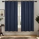 preview thumbnail 41 of 44, Superior Nyan 100% Blackout Grommet Curtains, Set of 2 Panels