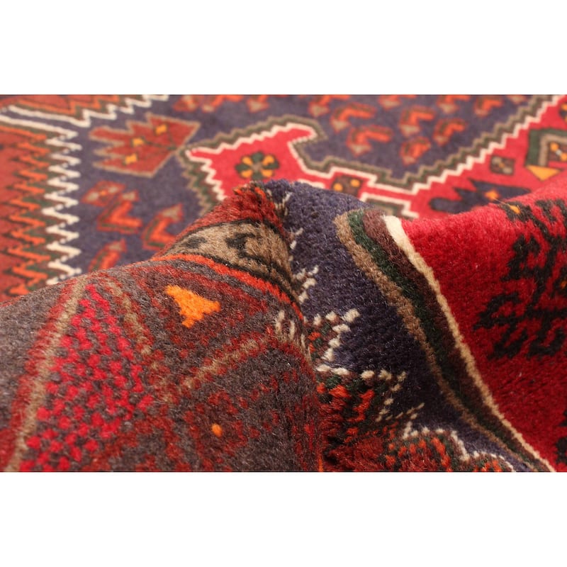 ECARPETGALLERY Hand-knotted Andelz Navy Wool Rug - 3'11 x 6'2