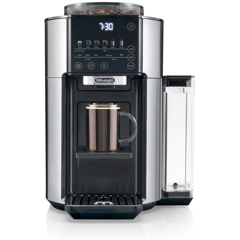 De'Longhi TrueBrew Automatic Single-Serve Drip Coffee Maker with Built-In Grinder and Bean Extract Technology