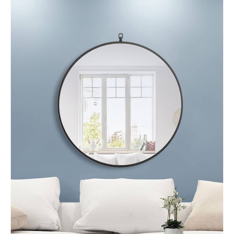 Elegant Lighting Eternity 28" Diameter Circular Metal Framed Wall