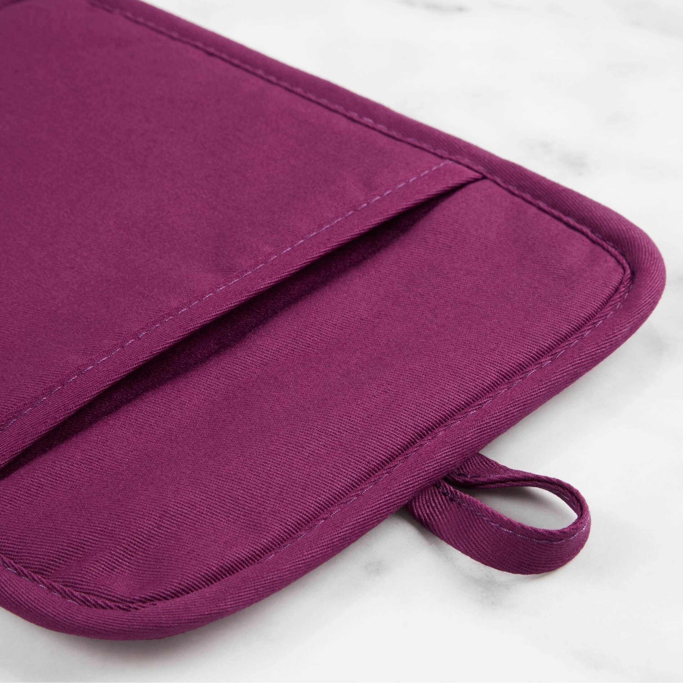 KitchenAid 7x9 Ribbed Silicone Pot Holder 2-Pack Set for Heat Protection-image