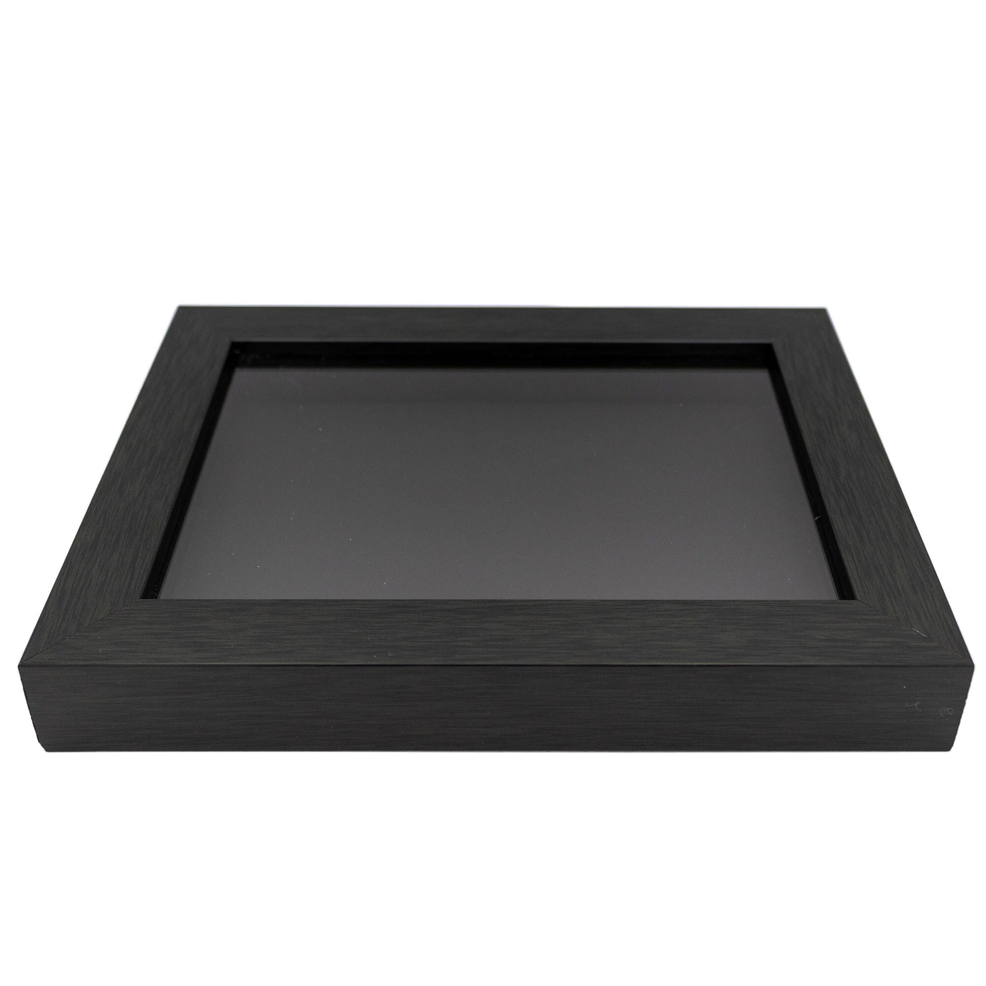 Charcoal 8x8 Wood Shadow Box with Grey Acid-Free Backing - With 5/8 Usable  Depth - With UV Acrylic & Hanging Hardware - Bed Bath & Beyond - 38021772