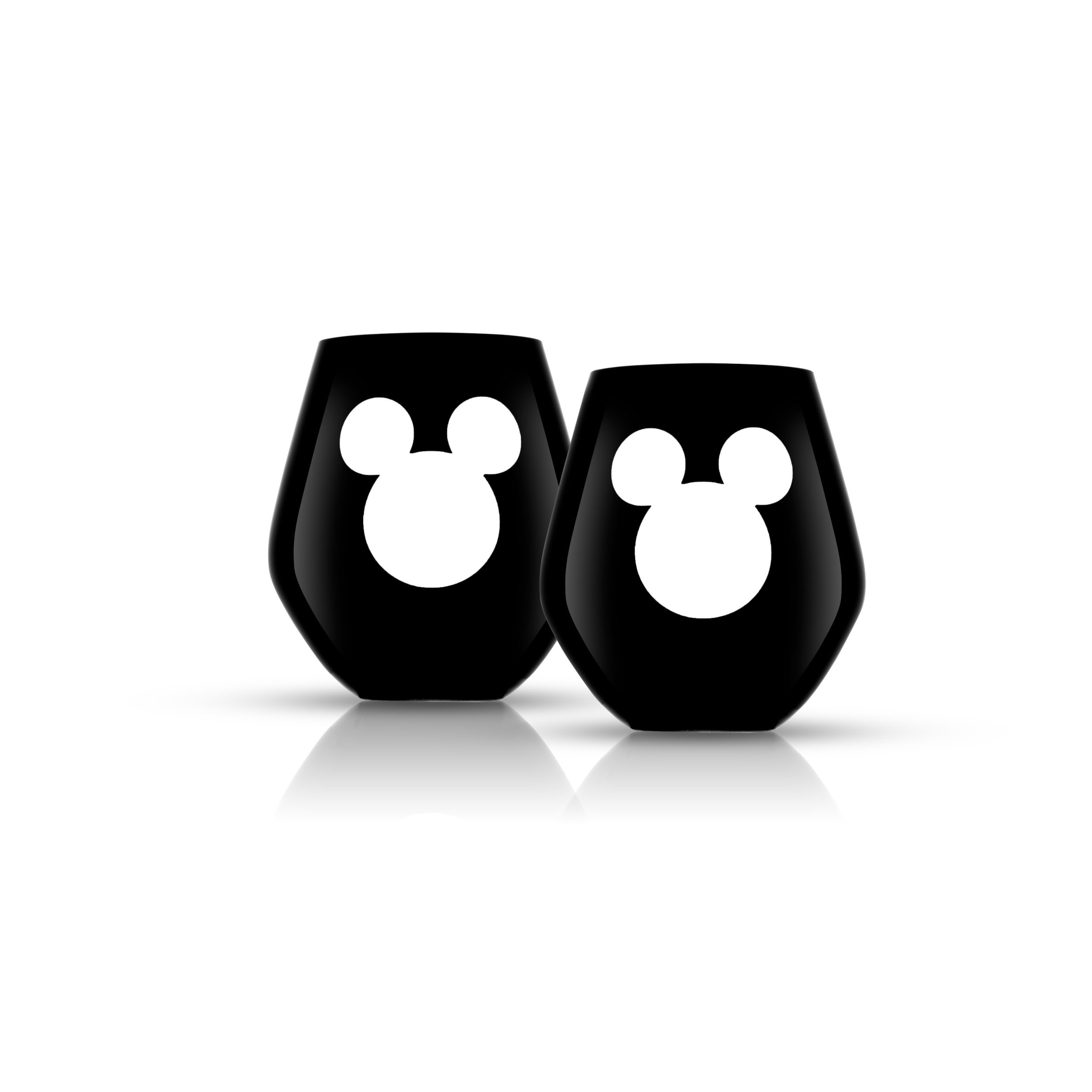 Disney Luxury Mickey Mouse Stemless Wine Glass - 20 oz - Set of 2 - 20 oz