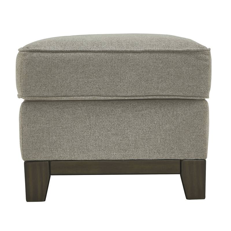 Kaywood Upholstered Dark Gray Ottoman
