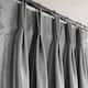 Exclusive Fabrics Solid Faux Dupioni Pleated Blackout Curtain Panel
