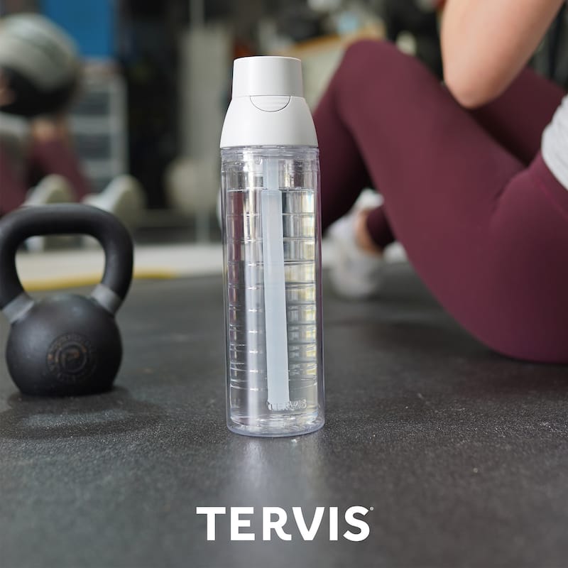 Tervis Serving It Up Volleyball Made in USA Double Walled Insulated Travel Tumbler, Classic - 24oz Venture Lite Water Bottle