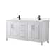 Option White / White Quartz Top / Matte Black Hardware