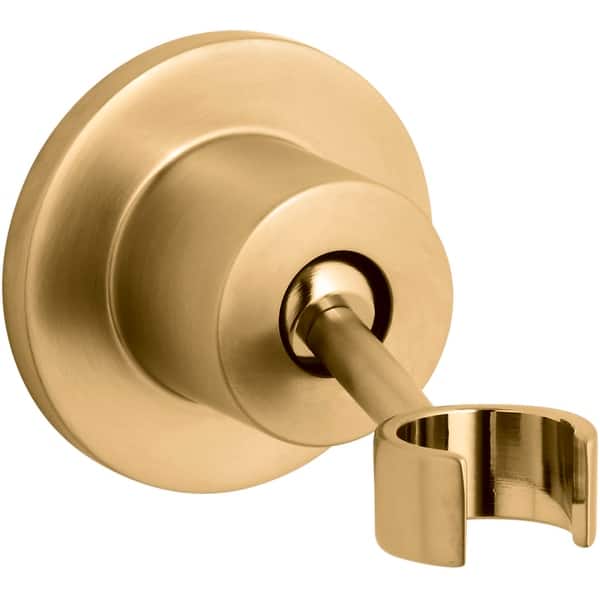 slide 1 of 15, Kohler Stillness Wall Mounted Hand Shower Holder Vibrant Brushed Moderne Brass