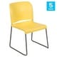 preview thumbnail 61 of 88, 5 Pack 880 lb. Capacity Full Back Contoured Sled Base Stack Chair - 23.75"D x 19.5"W x 32"H