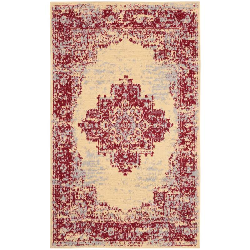Nourison Grafix Distressed Vintage Medallion Area Rug
