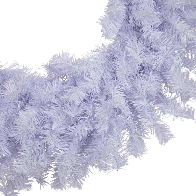White Crystal Spruce Artificial Christmas Wreath - 20" - Unlit