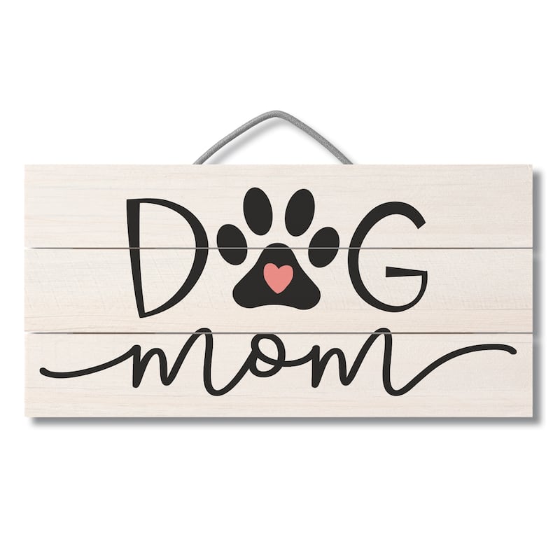 Wood Pallet Hanging Sign - Dog Mom
