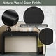 preview thumbnail 39 of 48, 54.3" Rustic Console Table with Fluted Drawers for Entryway or Living Room