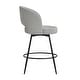 preview thumbnail 42 of 61, Swivel Bar Stools Set Of 2/3/4, Metal Bar Stools, Modern Upholstered Bar Stools For Kitchen Island - 20.3"W X 20.3"D X 39"H