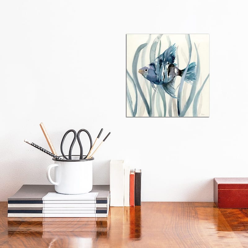 iCanvas "Fish in Seagrass II" by Nan Canvas Print - 12x12x1.5