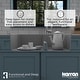 preview thumbnail 45 of 60, Karran 33" Top Mount Large/Small Bowl Quartz Kitchen Sink Kit - 33" x 22" x 9"