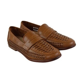 loafers josten madden steve mens shoes slip casual leather brown dress