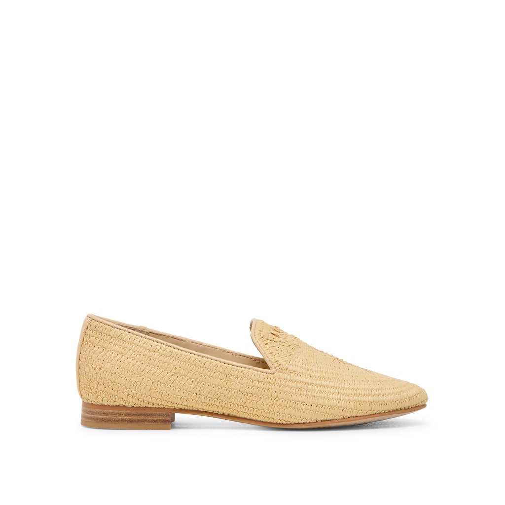 Dolce Vita Baylen Woven Raffia Flat