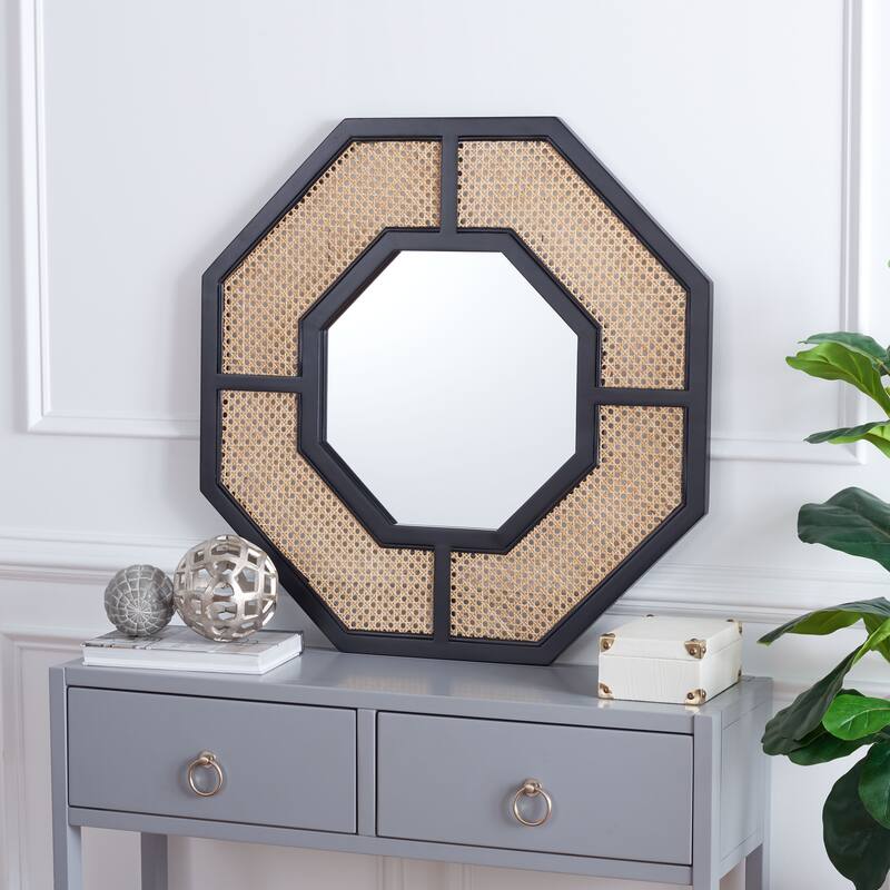 SAFAVIEH Latifah 30" Mirror - 30" W x 1" D x 33" H