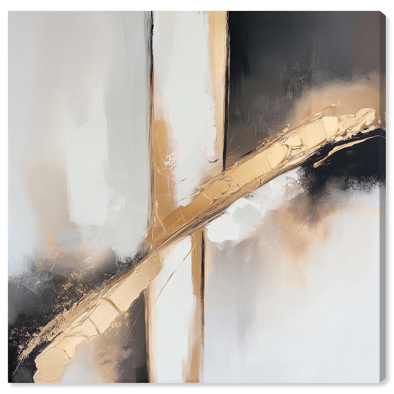 Gilded Rupture II Canvas by Art Remedy, Gallery Wrapped - 40" x 40"