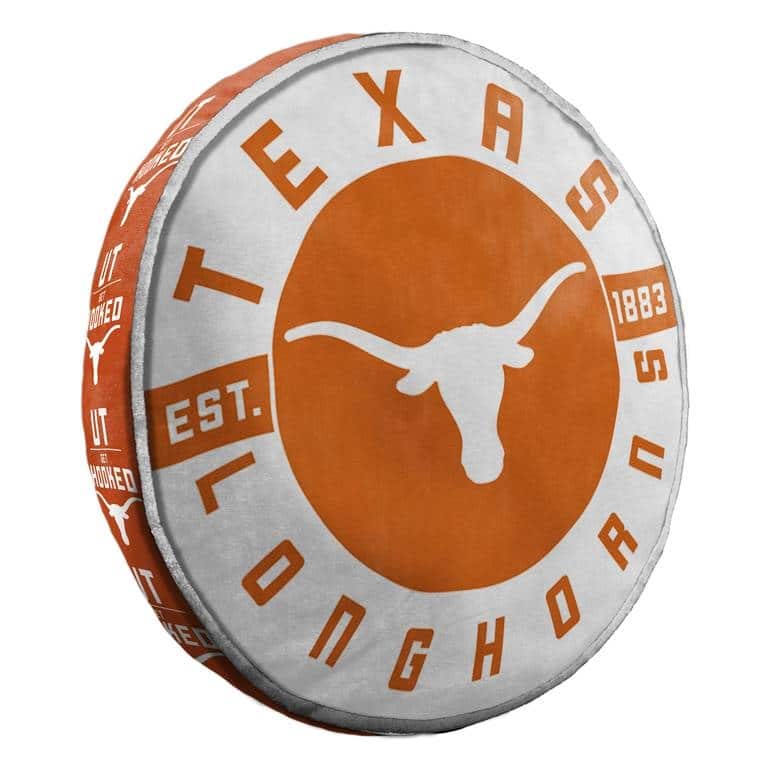 NCAA Big 12 Travel to Go 15 Inch Cloud Pillow - 15" - Texas Longhorns