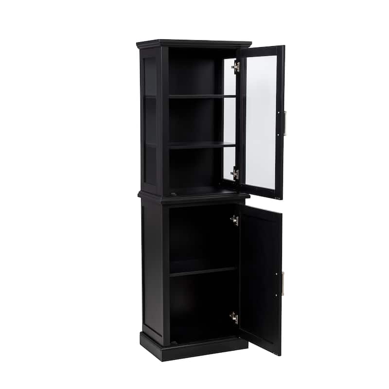 Serenity Tall Cabinet Black