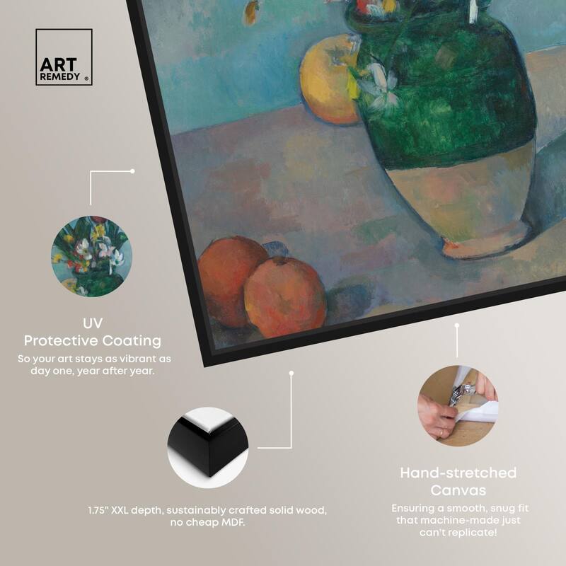 Vase Tulips Canvas by Art Remedy