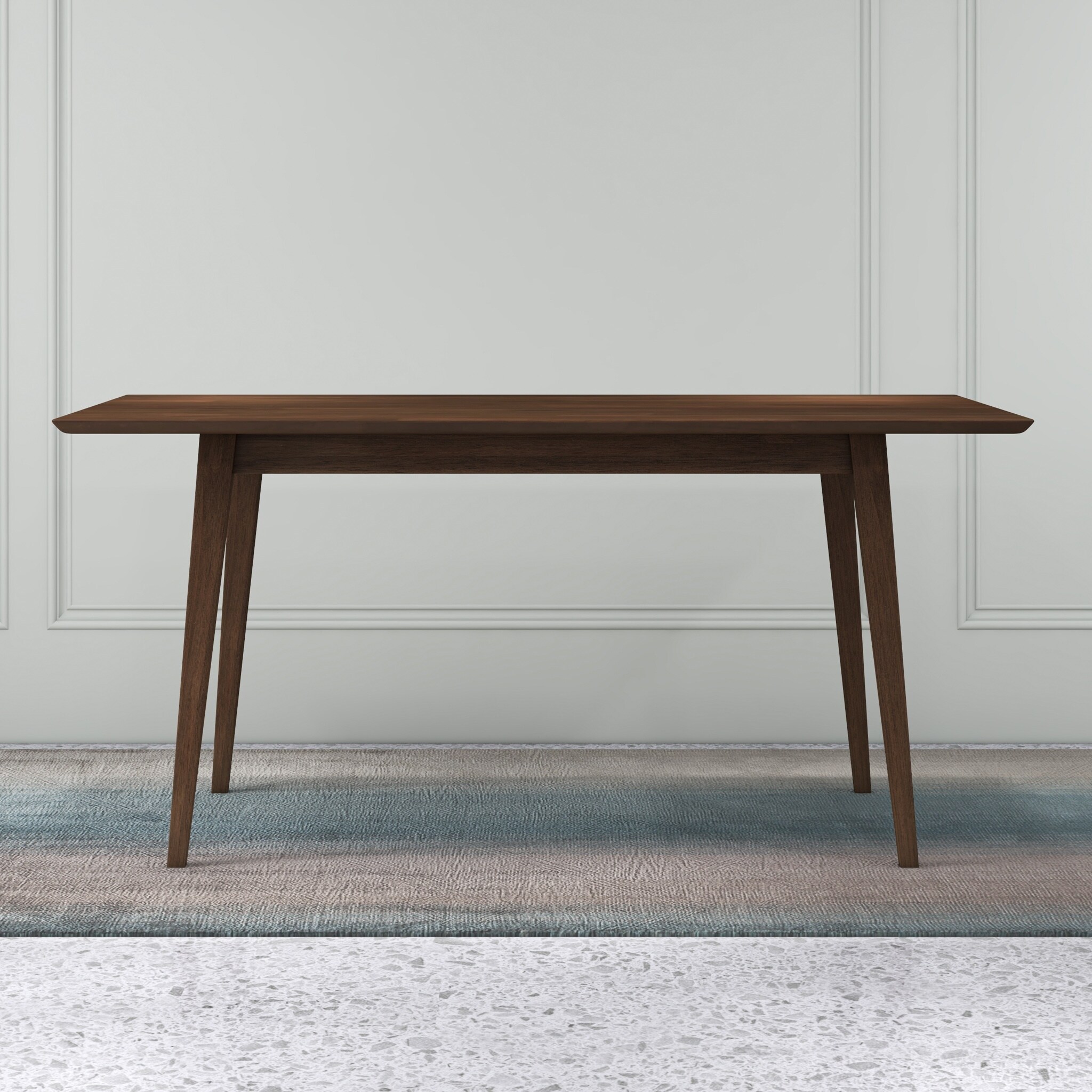 Adison Mid Century Modern Dining Table - Walnut - Overstock - 36556831