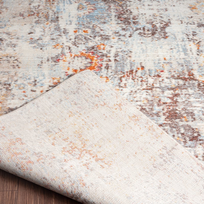 Sky/Vintage Earth Transitional Area Rug