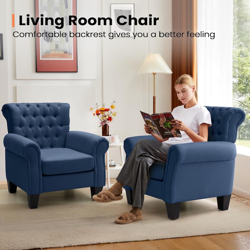 Pellebant Modern Accent Chair Club Armchair for Living Room