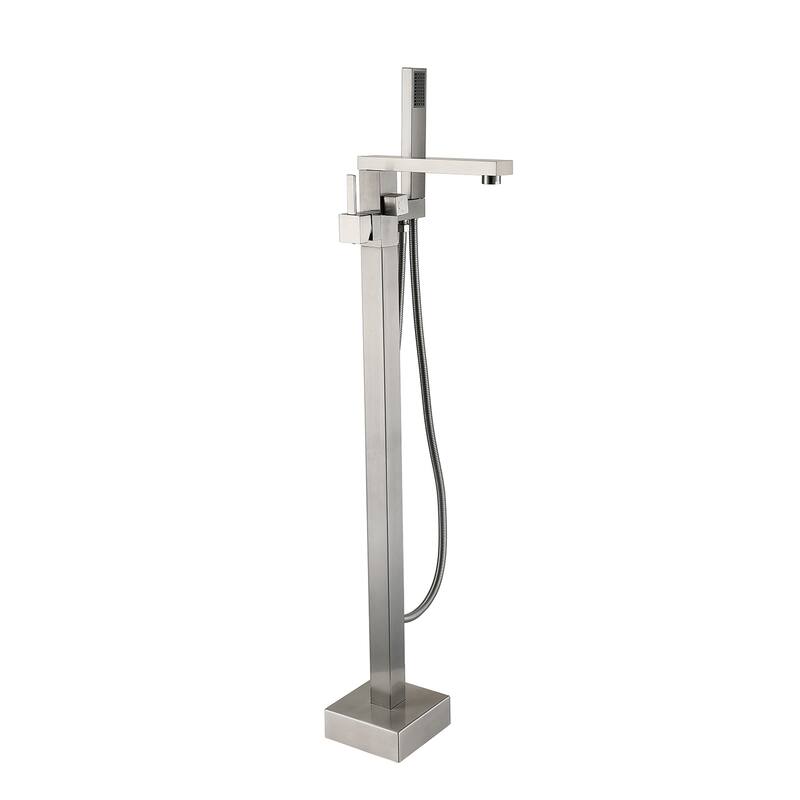 Topcraft Floor Mounted Bathtub Filler with Handheld Showerhead
