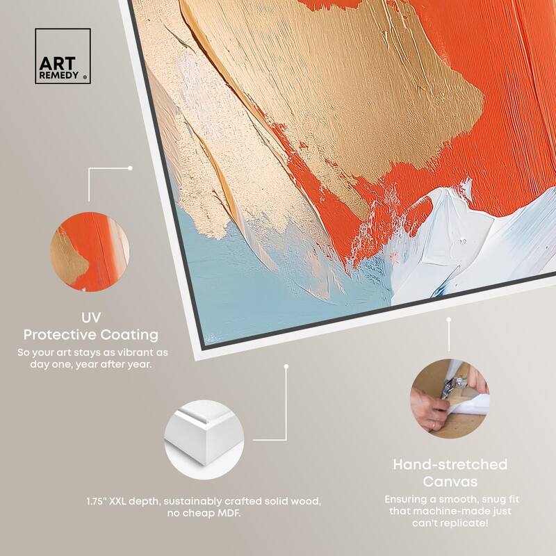 Orange Infusion II Canvas Set of 2 by Art Remedy