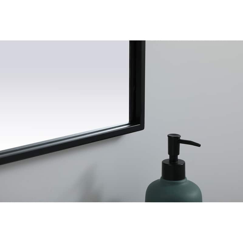 Indigo Home Metal Frame Arch Mirror 27x40 Inch