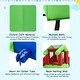 preview thumbnail 9 of 8, Gymax Inflatable Slide Bouncer and Water Park w/ Splash Pool Water