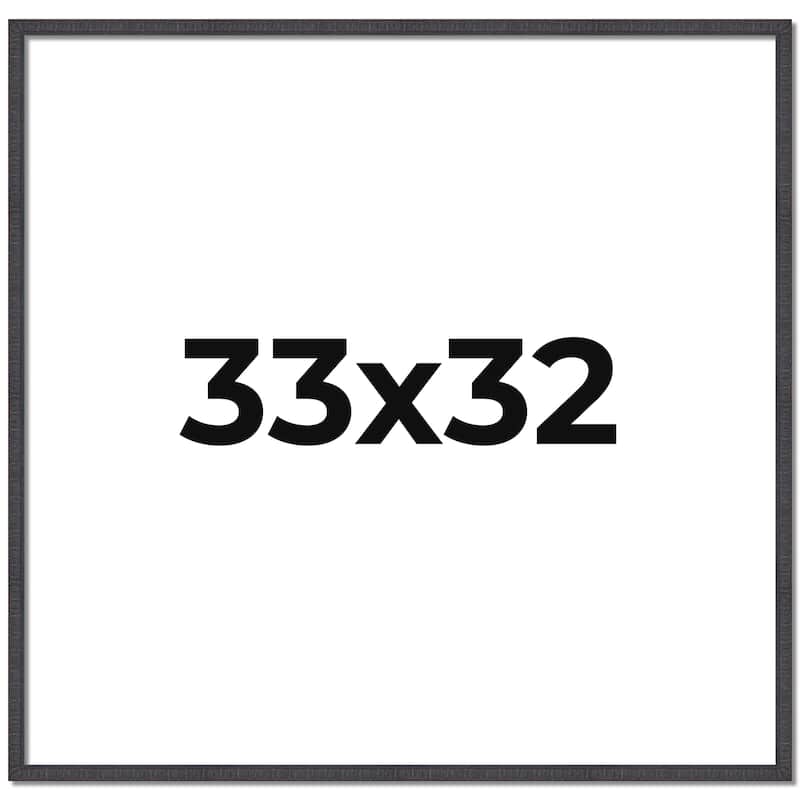 33x32 Frame Brown Solid Wood Picture Frame - Complete Modern Photo