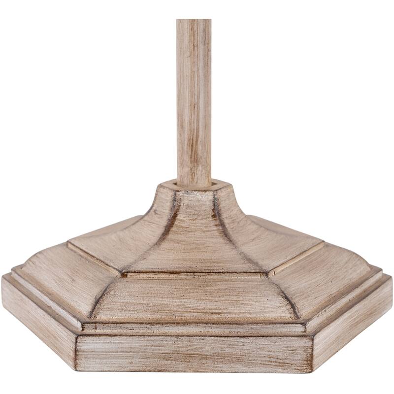 Edith Distressed Traditional Table Lamp - 59"H x 15"W x 15"D