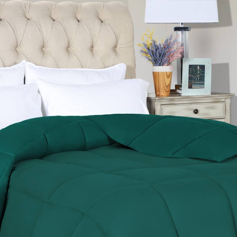 Superior Oversized All Season Down Alternative Reversible Comforter
